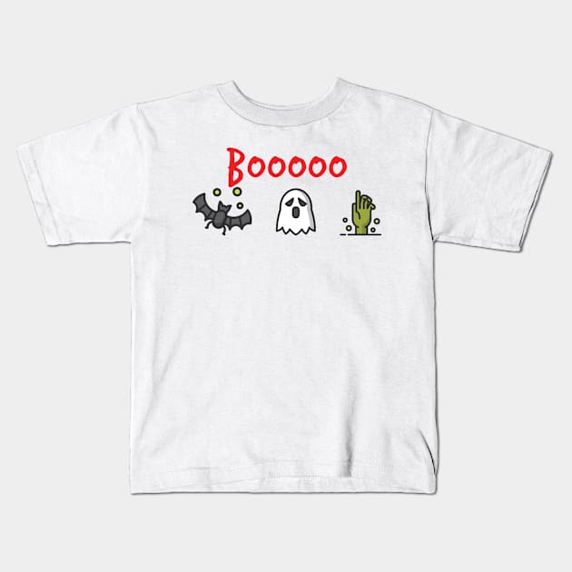 Booo Kids T-Shirt by Houseofyhodie